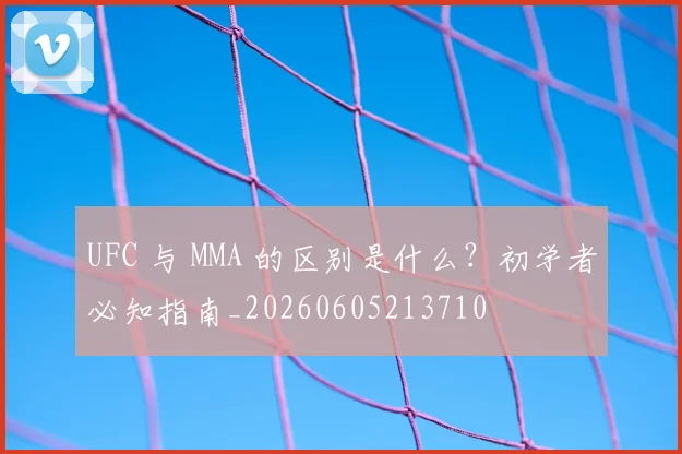 UFC 与 MMA 的区别是什么?初学者必知指南_20260605213710